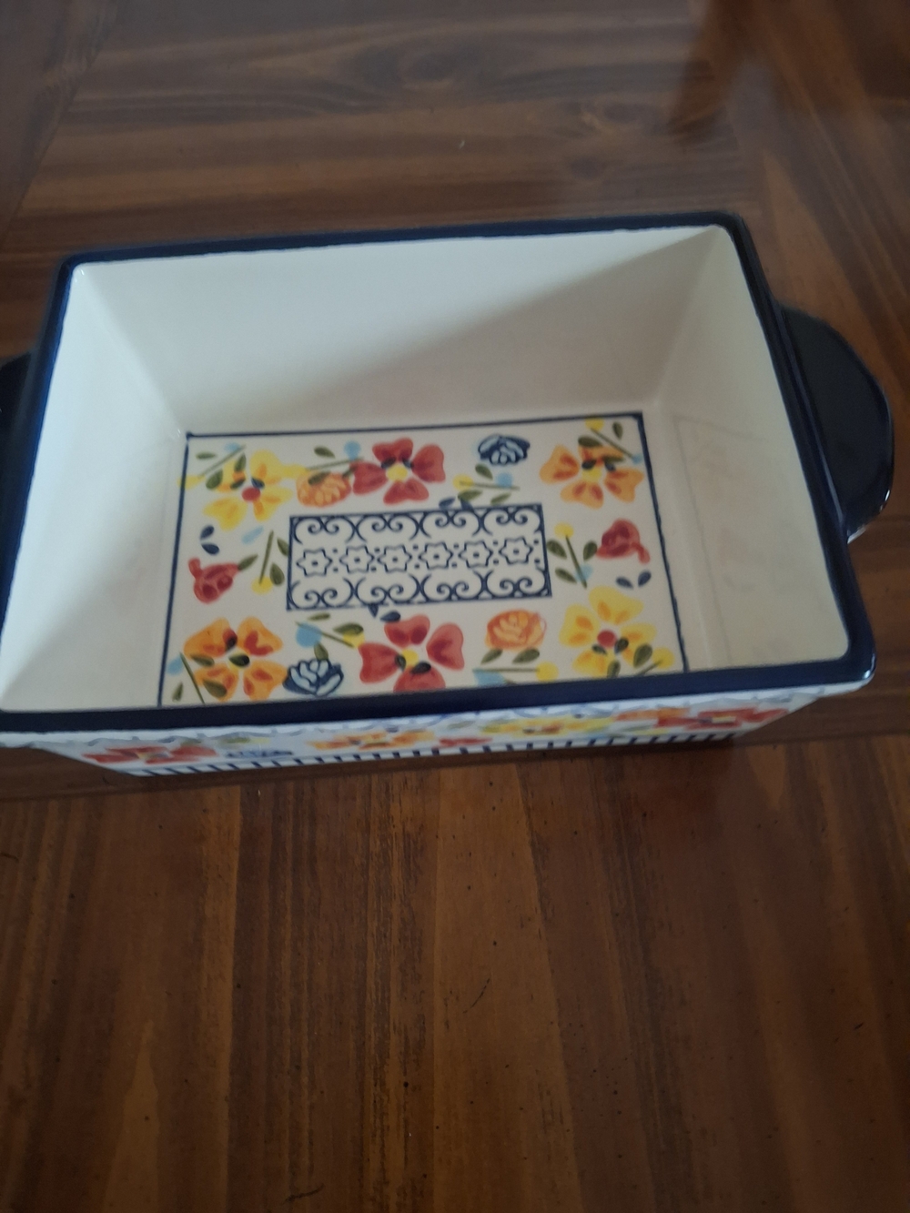 Gibson Elite Rectagular Bakeware Luxenbourg Collection / Handpainted
